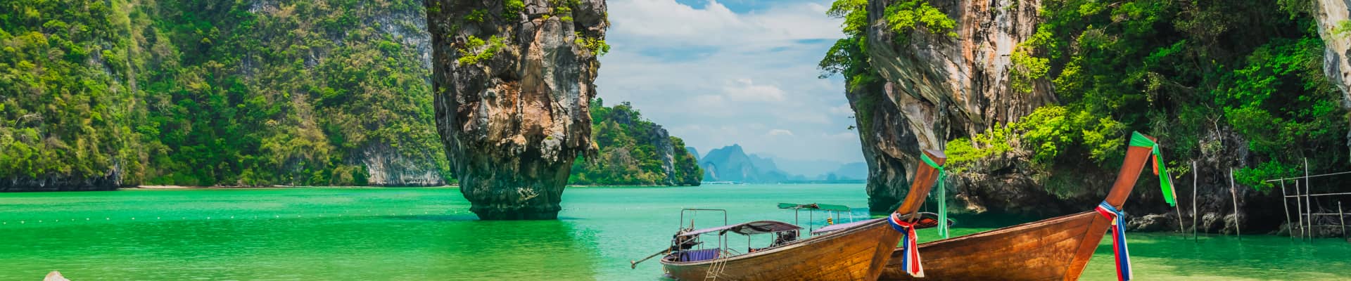 photographie de l'île Khao Phing Kan en Thailande