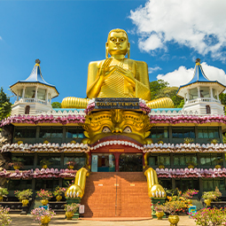 image du temple d'Or de Dambulla Sri Lanka
